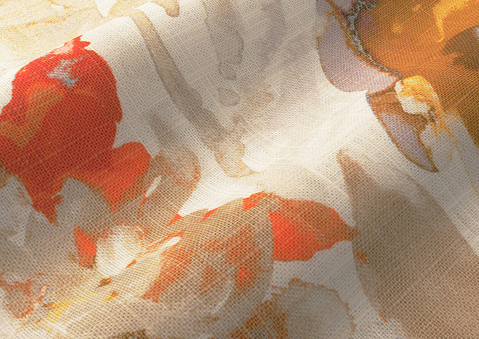 Harper, Burnt Orange - Twist&Fit Roman Blind - Image 4